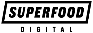 SUPERFOOD digital logo black