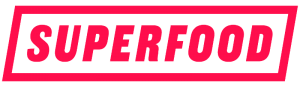 SUPERFOOD logo fuscia